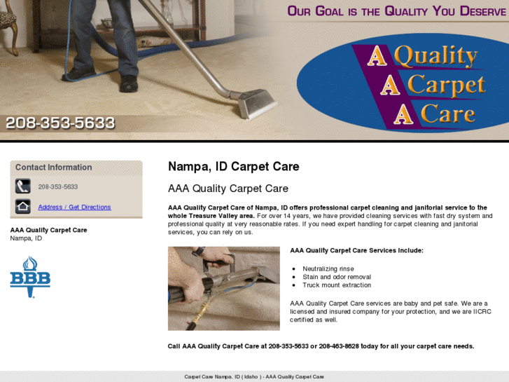 www.aaaqualitycarpetcareidaho.com