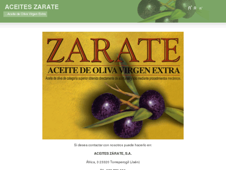 www.aceiteszarate.com