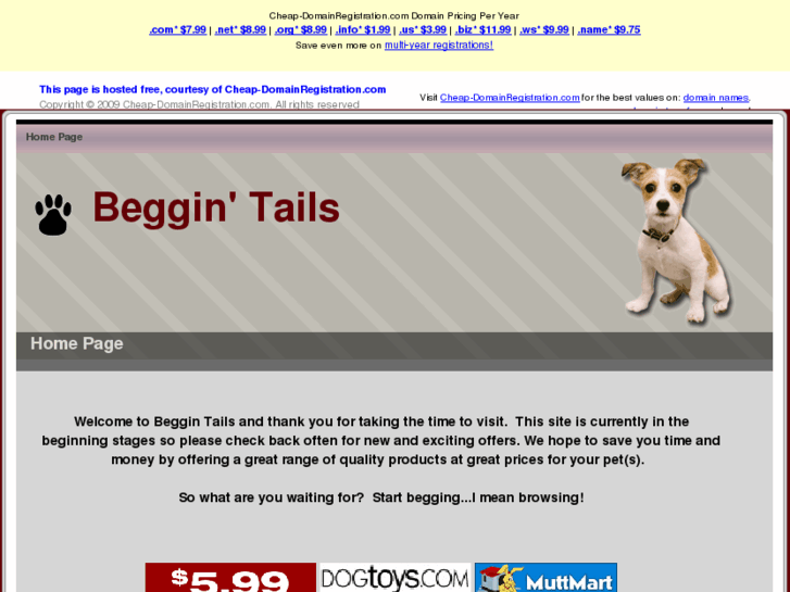 www.beggintails.com