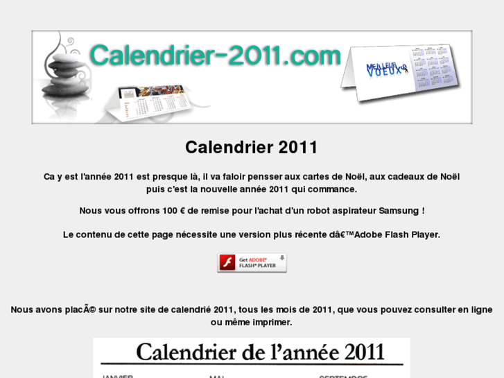 www.calendrier-2011.com