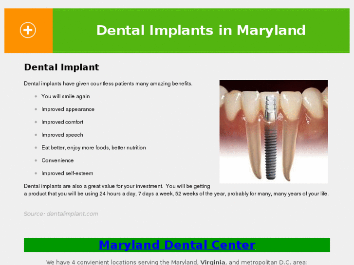 www.dentalimplantsmaryland.com