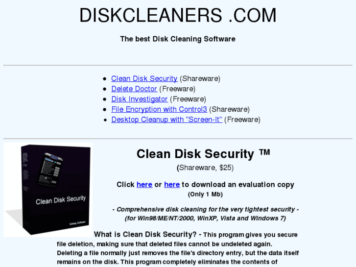 www.diskcleaners.com