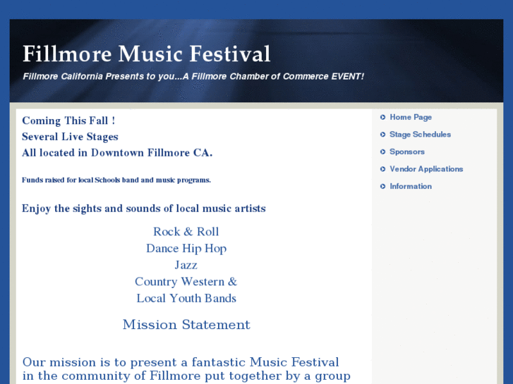 www.fillmoremusicfestival.com