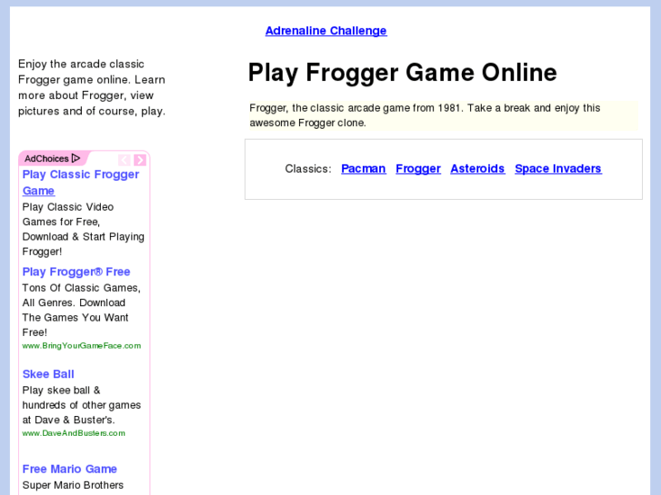 www.frogger-game.info