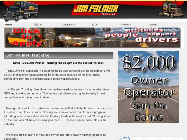 www.jimpalmertrucking.com