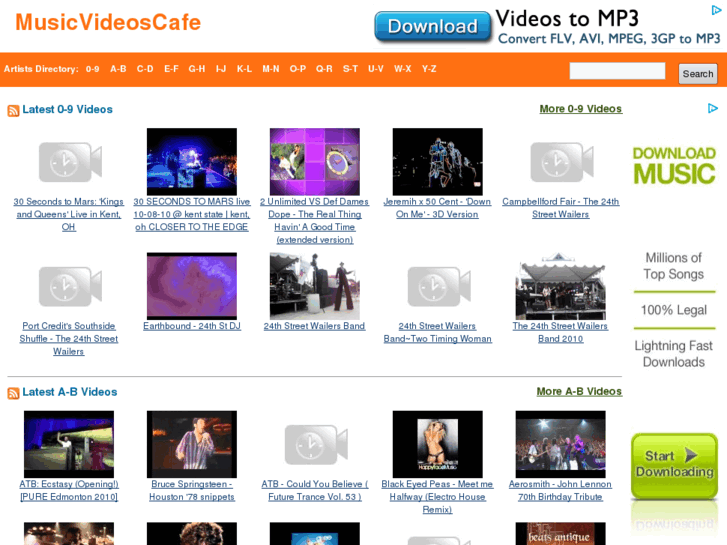 www.musicvideoscafe.com