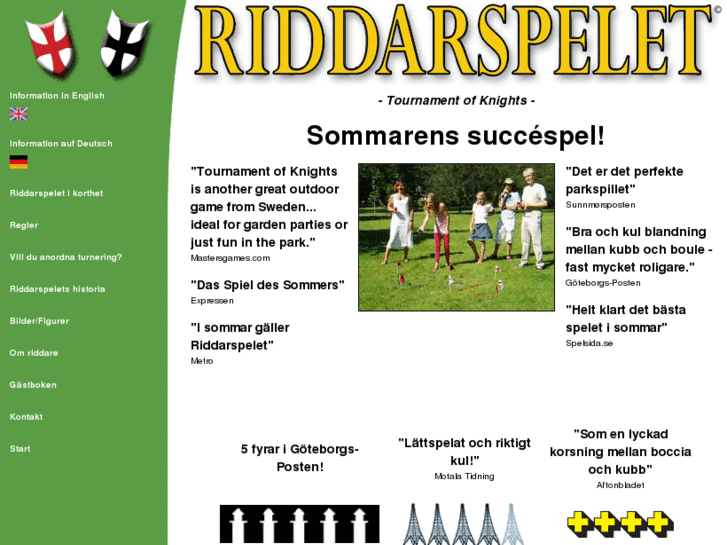 www.riddarspelet.se