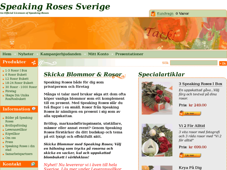 www.speakingroses.se