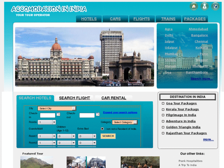 www.accomodationinindia.com