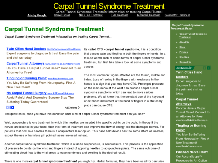 www.carpal-tunnel-syndrome-treatment.com