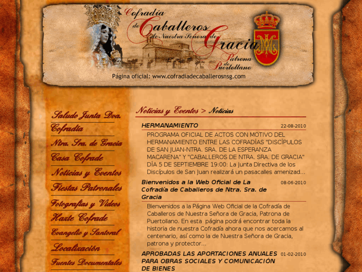 www.cofradiadecaballerosnsg.com