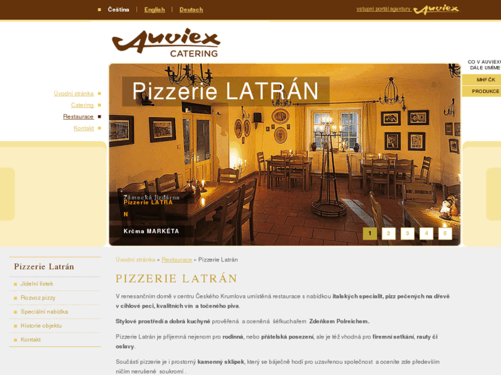 www.pizzerielatran.cz