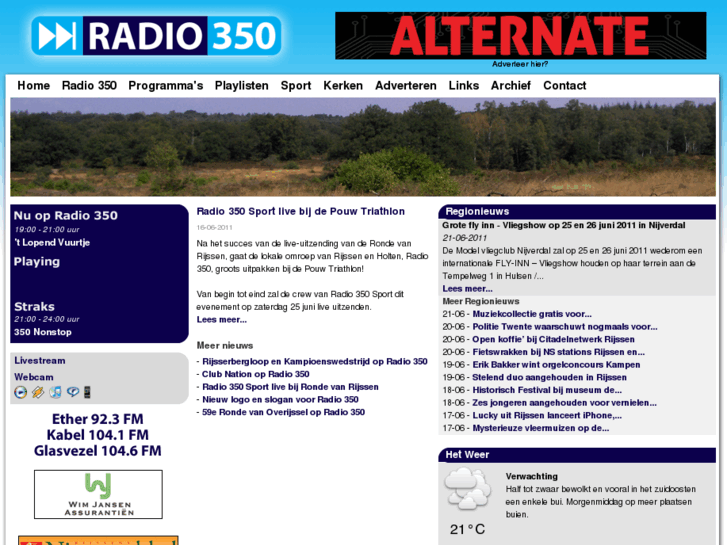 www.radio350.nl