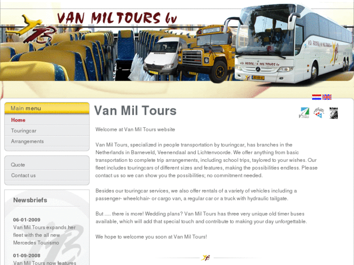 www.vanmiltours.com