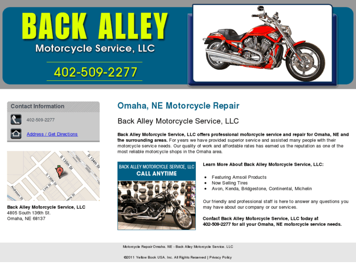 www.backalleymotorcycleservice.com