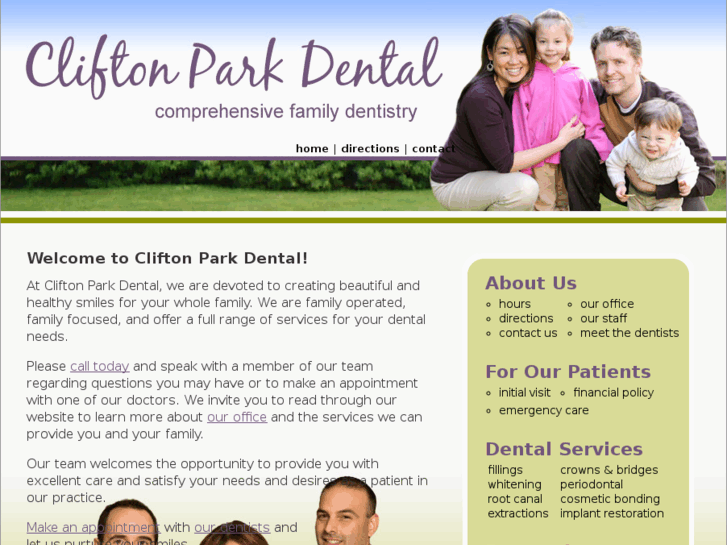 www.cliftonparkdental.com