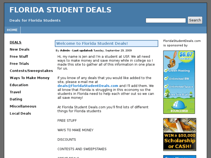 www.floridastudentdeals.com