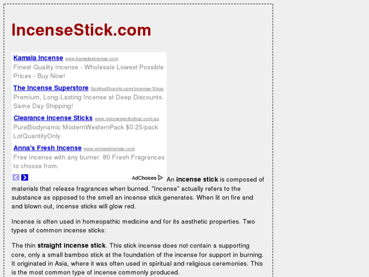 www.incensestick.com