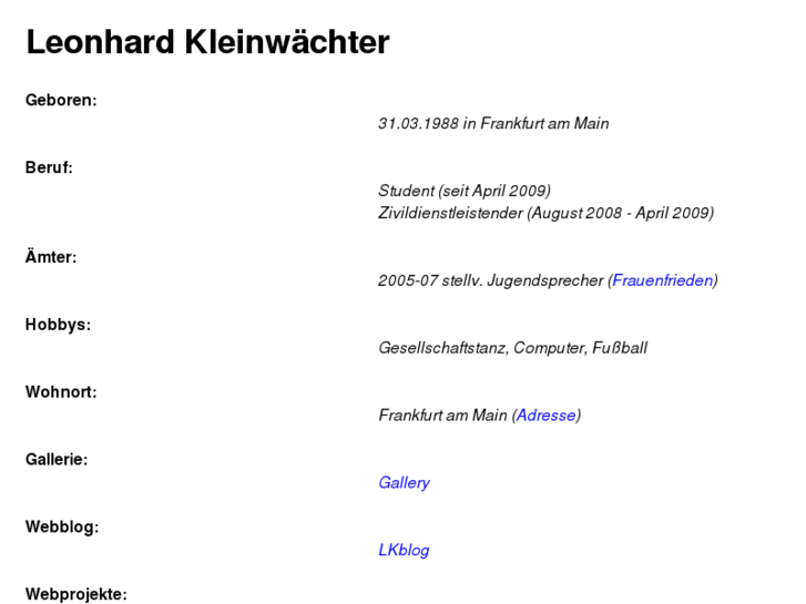 www.kleinwaechter.net