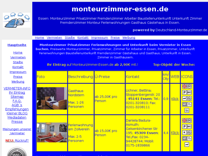 www.monteurzimmer-essen.de