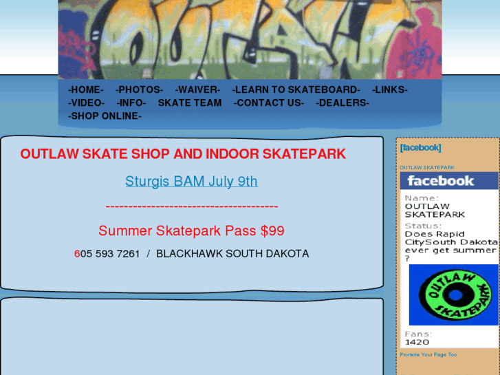 www.outlawskatepark.com