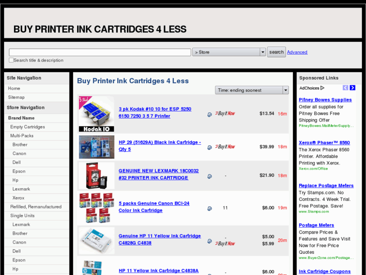 www.printerinkcartridges4less.com