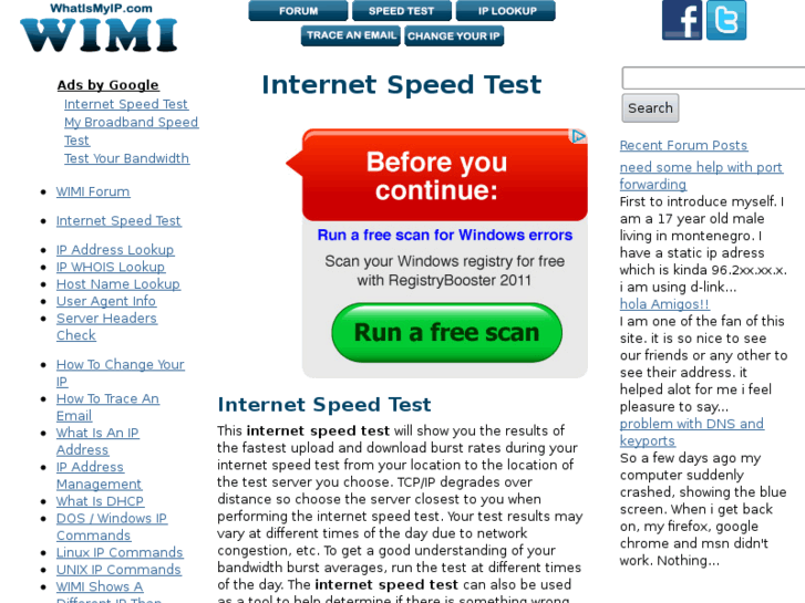 www.testbandwith.com