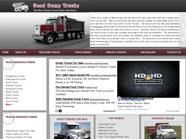 www.useddumptrucksforsale.info