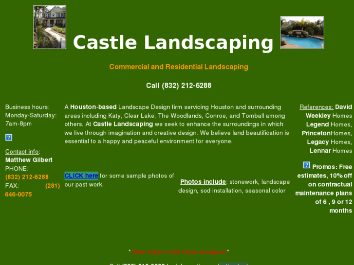 www.castlelandscaping.net