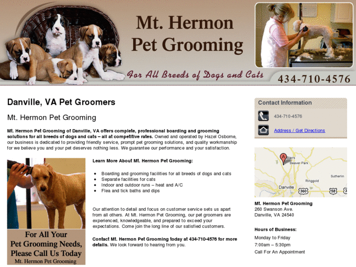 www.mounthermonpetgrooming.com