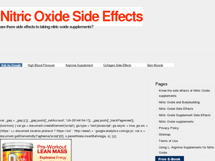 www.nitricoxidesideeffects.com