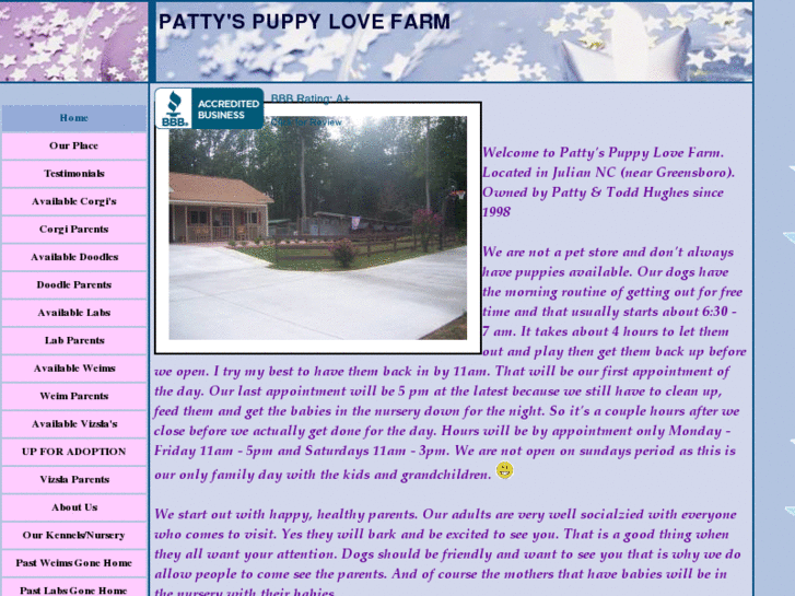 www.pattyspuppylovefarm.com