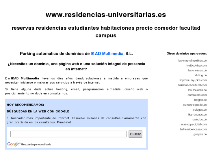 www.residencias-universitarias.es