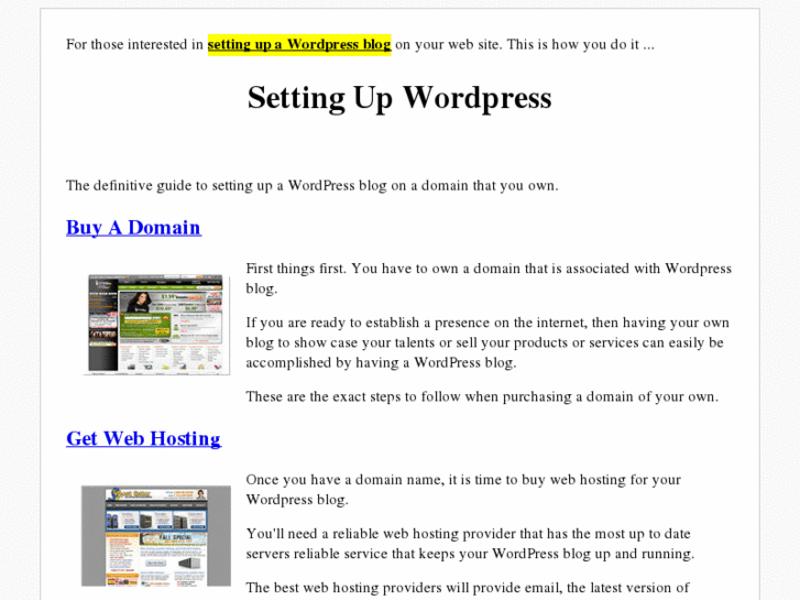 www.settingupwordpress.com