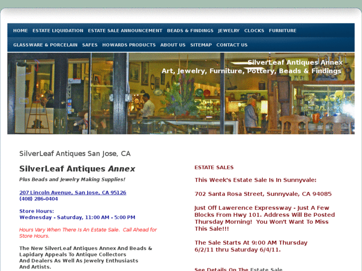 www.silverleafantiquesonline.com