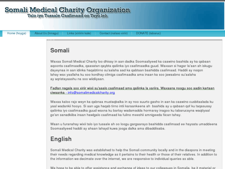 www.somalimedicalcharity.com