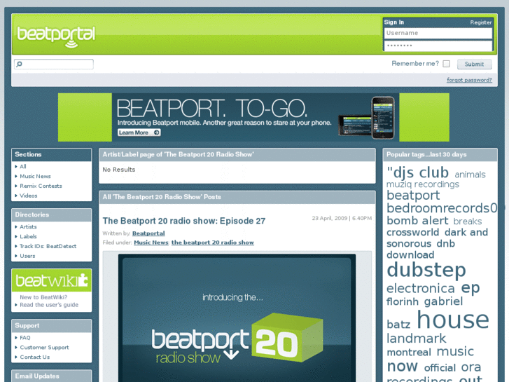 www.thebeatport20.com