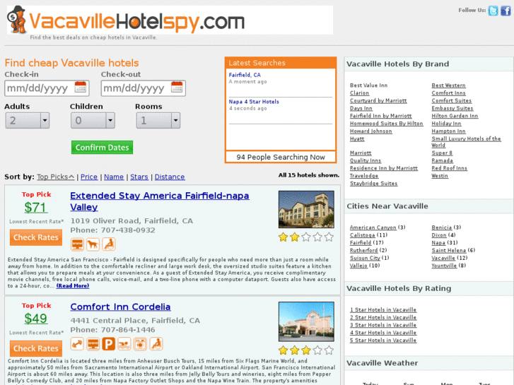 www.vacavillehotelspy.com