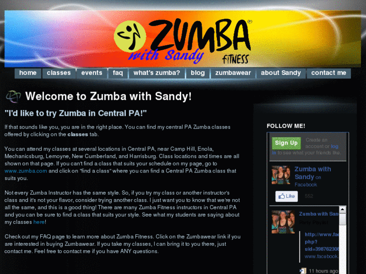 www.zumbawithsandy.com