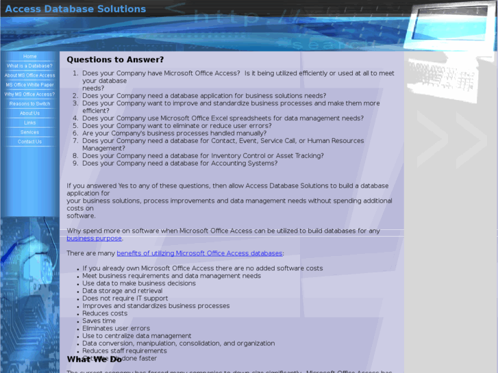 www.accessdatabasesolutions.com