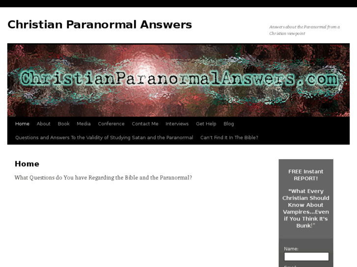 www.christianparanormalanswers.com