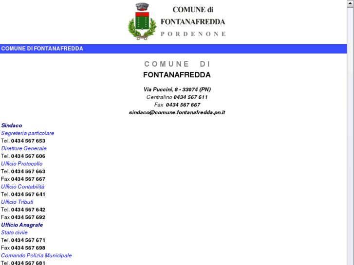 www.comunefontanafreddapn.mobi
