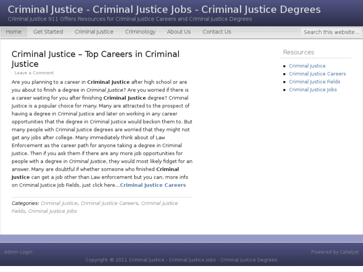 www.criminaljustice911.com