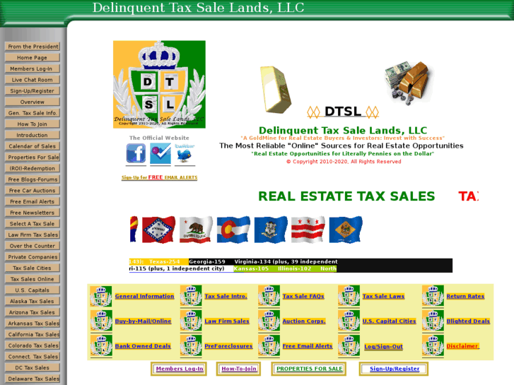 www.delinquenttaxsales.com