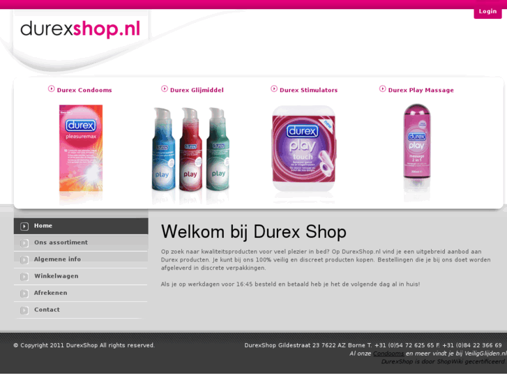 www.durexshop.nl