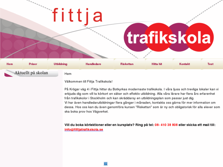 www.fittjatrafikskola.com