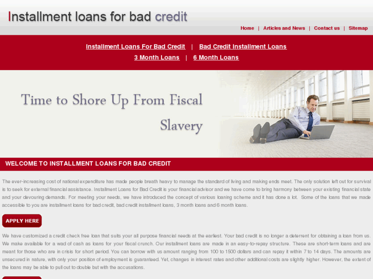 www.installmentloansforbadcredit.com