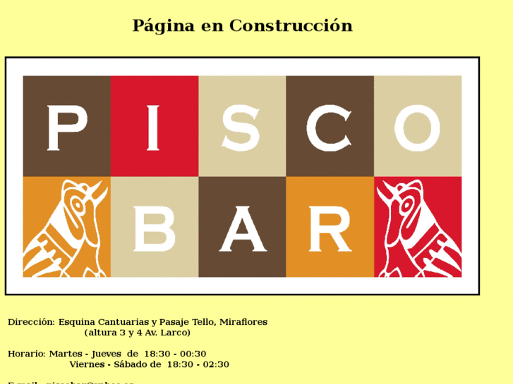 www.piscobar.org