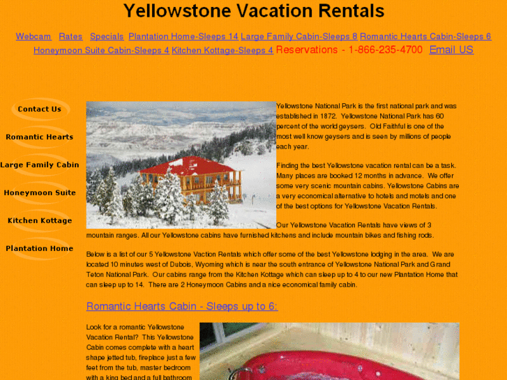 www.yellowstonevacationrentals.net