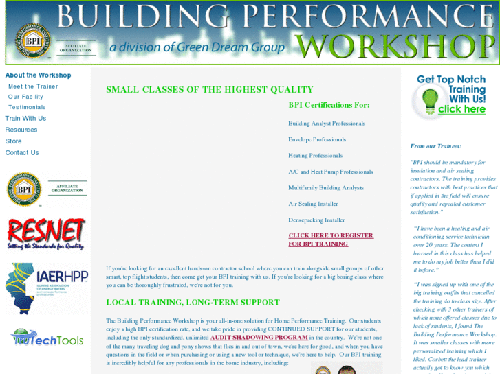 www.buildingperformanceworkshop.com